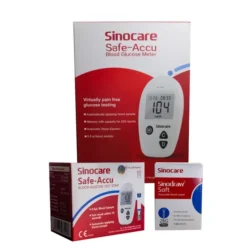 SINOCARE GLUCOMETRO ROJO