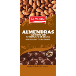 ST MORITZ ALMEN/CHOC/LECHE 40GR