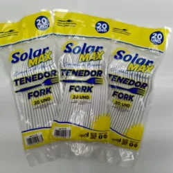 TENEDORES PLASTICO MED X 20