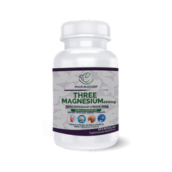 PHARMACORP THREE-MAGNES+POT X60CAP