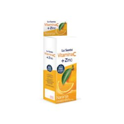 VIT C+ZINC NARANJA 500MG X 10 LA SANTE