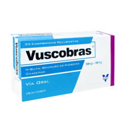 VUSCOBRAS 10MG-10MG X 30COMP