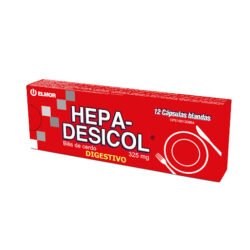 HEPADESICOL 325MG X 12 CAP BLA