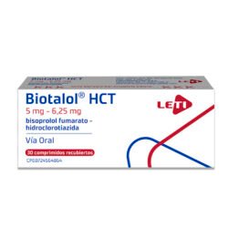 BIOTALOL HCT 5MG-6.25MG X 30COMP REC