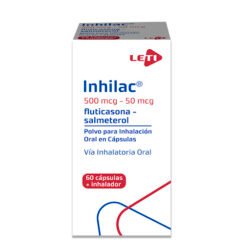 INHILAC 500MCG-50MCG POLV/INH X 60CAP