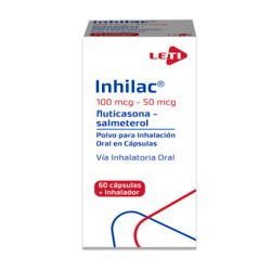 INHILAC 100MCG-50MCG POLV/INH X 60CAP