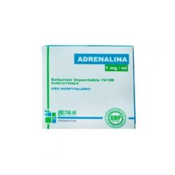 ADRENALINA 1MG X 1MG AMP IV/IM DISTRILAB