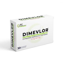 DIMEVLOR 2MG-500MG X 30 COMP REC