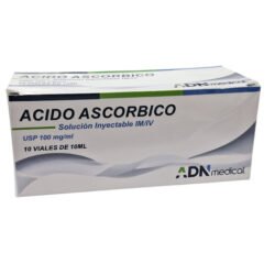 VIT C ACIDO ASCORBICO 100MG X 10ML IM/IV