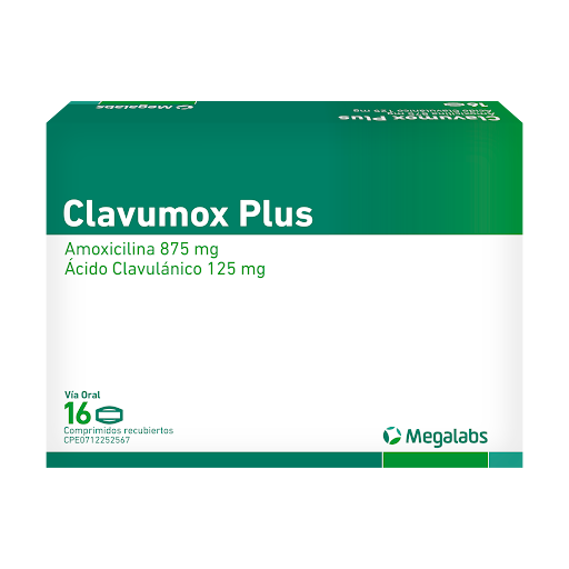 CLAVUMOX PLUS 875MG-125MG X 16COMP