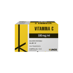 VIT C 100MG/5ML X 3AMP KLINOS