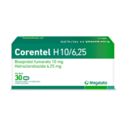 CORENTEL H 10/6.25MG X 30COMP REC