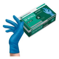 GROSSMED GUANTES NITRILO AZUL M X100
