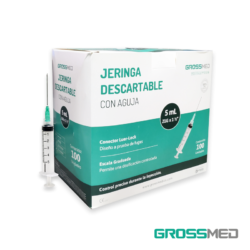 GROSSMED JERINGA 5ML 21X 1.1/2