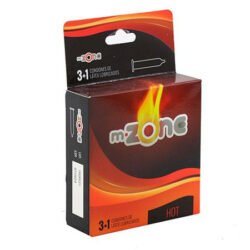 M-ZONE PRESERVATIVO HOT X 3