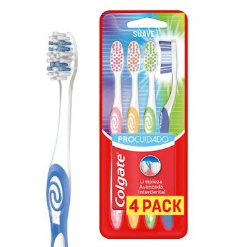 COLGATE CEP PRO CUIDADO SUAVE X 4