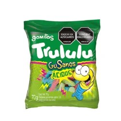 GOMITAS TRULULU GUSANOS ACIDOS 70GR