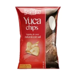 ISELITAS YUCA CHIPS C/SAL 180GR