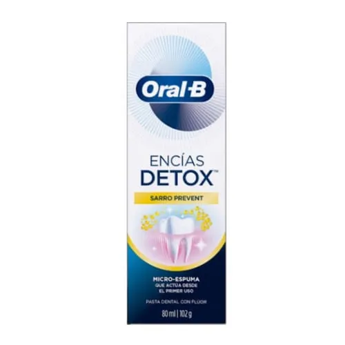 ORAL B CREMA DENTAL DETOX ANT-SA 102G