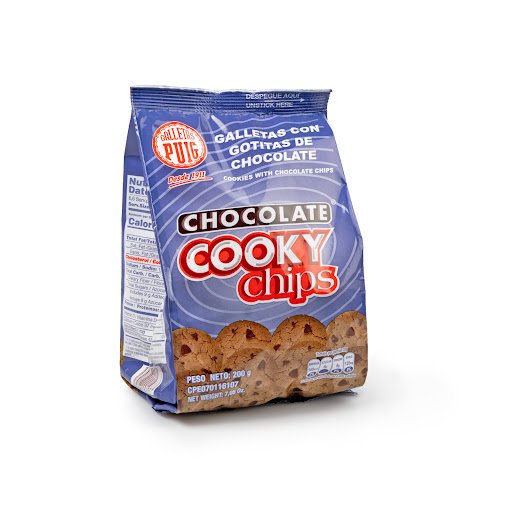 PUIG GALLETA COOKY CHIPS BOLSA X 200GR