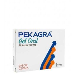 PEKAGRA 100MG GEL ORAL CEREZA X1 SOB