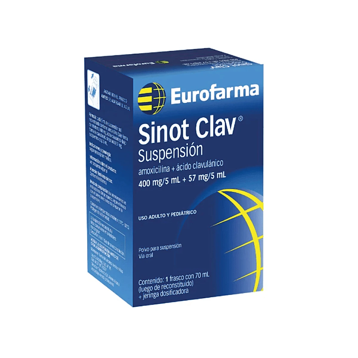 SINOT CLAV SUSP 400MG X 70ML