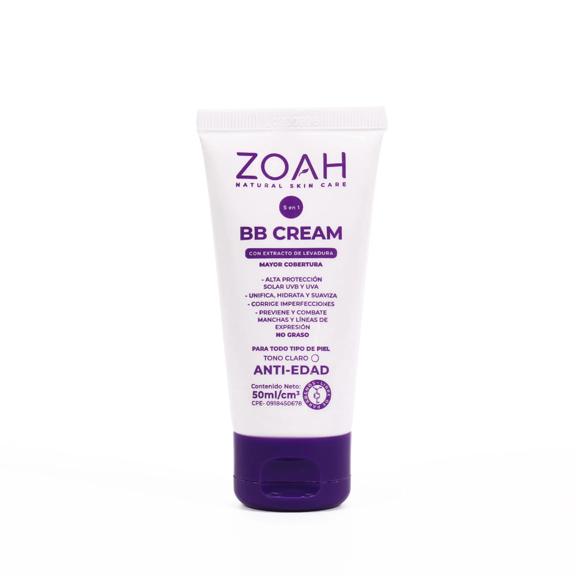 ZOAH BB CREAM ANT-ED T-CLARO 50ML