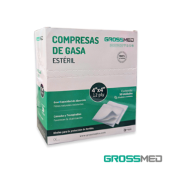 GROSSMED GASA ESTERIL 4X4 X 2U