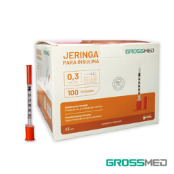 GROSSMED JERINGA D/INSUL 3CC 3