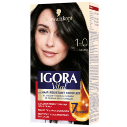 IGORA VIT TINTE KIT 1-0 NEGRO