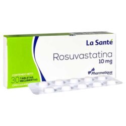 ROSUVASTATINA 10MG X 30TAB REC LA SANTE