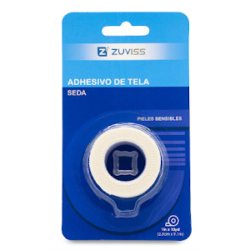 ZUVISS ADHESIVO TELA CARRETE 1.25CM X5M